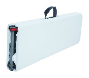 Panca Pieghevole Catering - Piano In Polietilene Alta Densità - 183 X 28 Cm - Tubo 19 Mm X  1 Mm