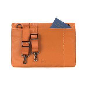 Borsa in vera pelle per Ultrabook, Ipad e tablet fino a 11"