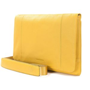 Borsa in vera pelle per Ultrabook, Ipad e tablet fino a 11"