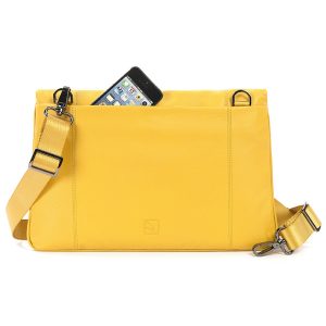Borsa in vera pelle per Ultrabook, Ipad e tablet fino a 11"