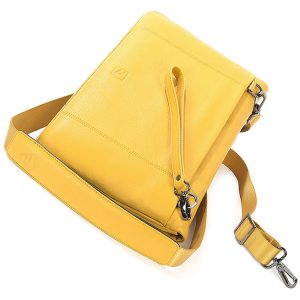 Borsa in vera pelle per Ultrabook, Ipad e tablet fino a 11"