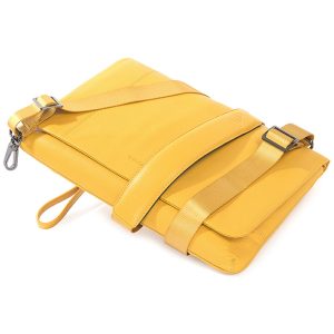 Borsa in vera pelle per Ultrabook, Ipad e tablet fino a 11"