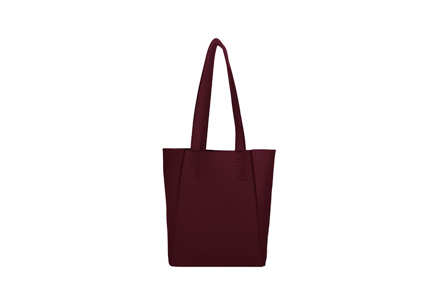 Shopper in neoprene Bordeaux - immagine 3