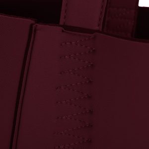 Shopper in neoprene Bordeaux