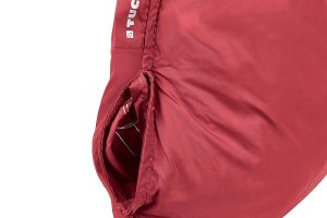 Shopper pieghevole in nylon , color rosso