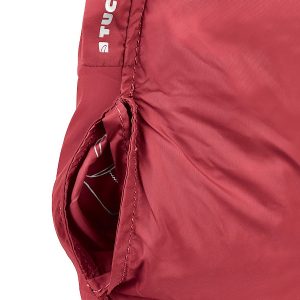 Shopper pieghevole in nylon , color rosso