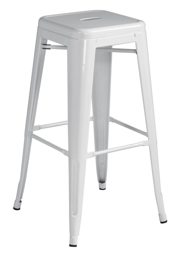 Sgabello Impilabile Lamiera  4 Pz