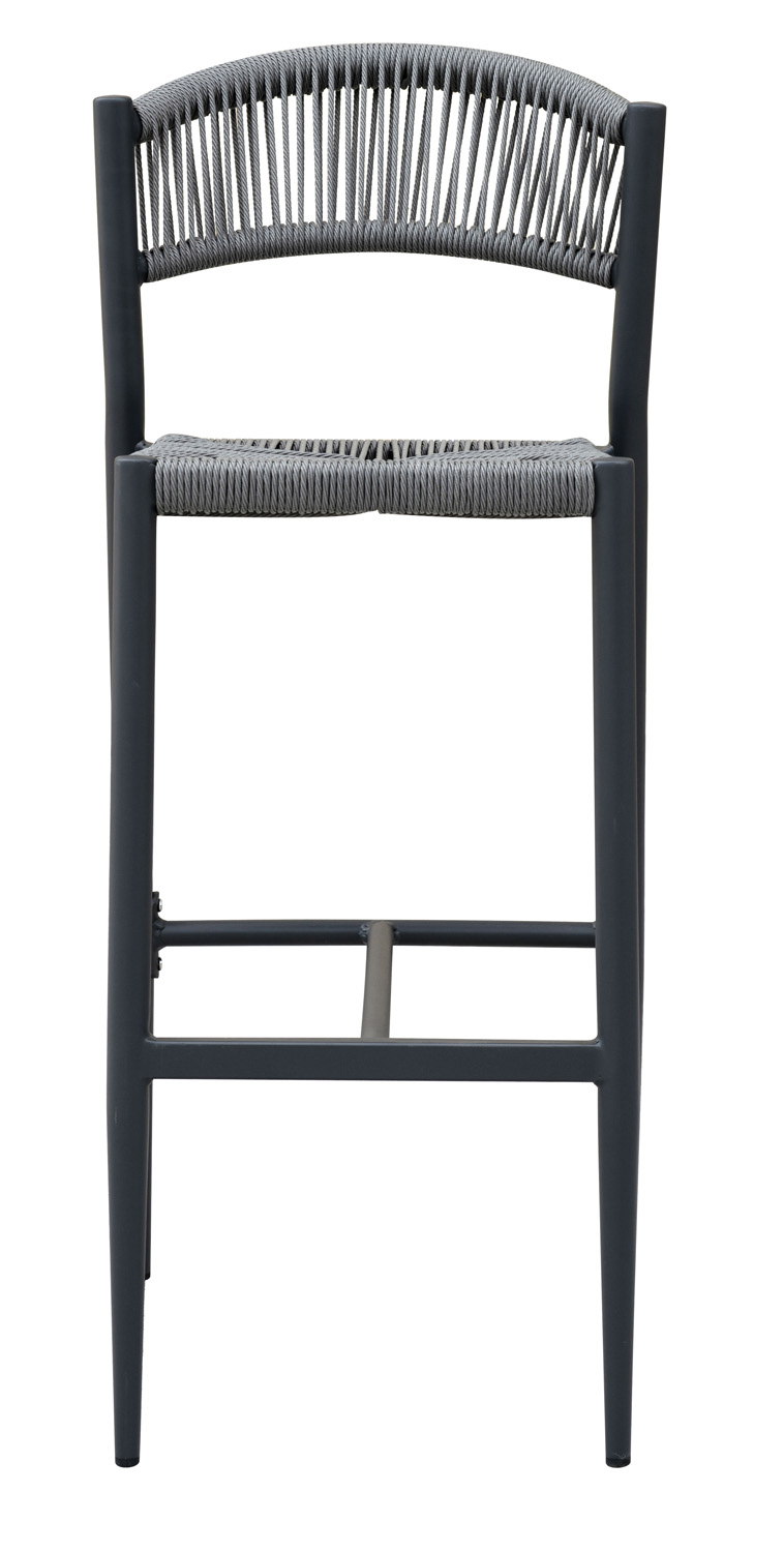 Sgabello Milano Contract In Alluminio E Corda Color / Pz 1