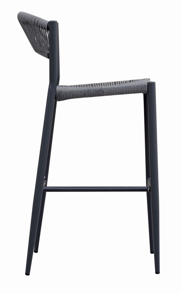 Sgabello Milano Contract In Alluminio  E Corda Color / Pz  1