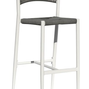 Sgabello Milano Contract In Alluminio E Corda Color / Pz 1