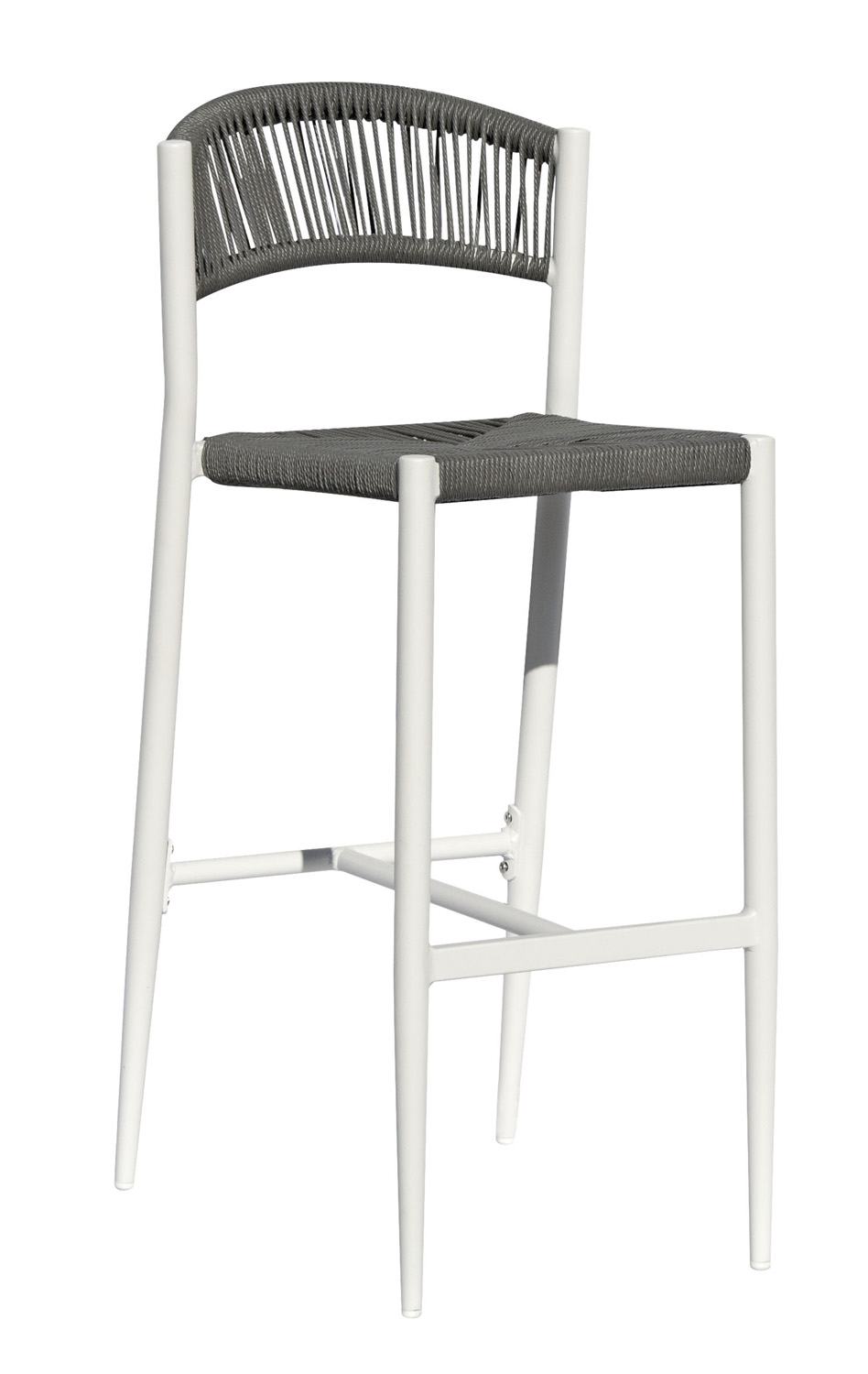 Sgabello Milano Contract In Alluminio E Corda Color / Pz 1 - immagine 5