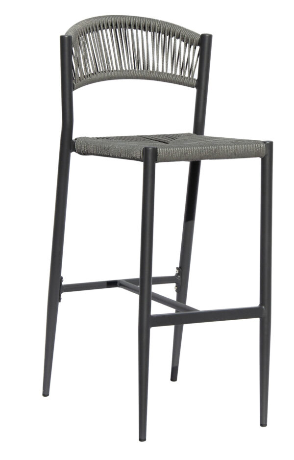 Sgabello Milano Contract In Alluminio  E Corda Color / Pz  1