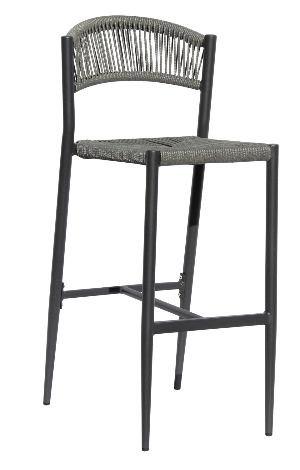 Sgabello Milano Contract In Alluminio E Corda Color / Pz 1 - immagine 3