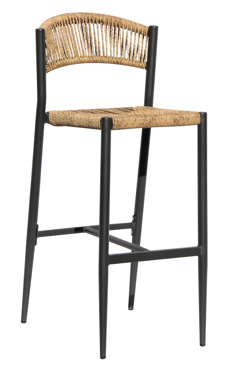 Sgabello Milano Contract In Alluminio E Corda Color / Pz 1 - immagine 4