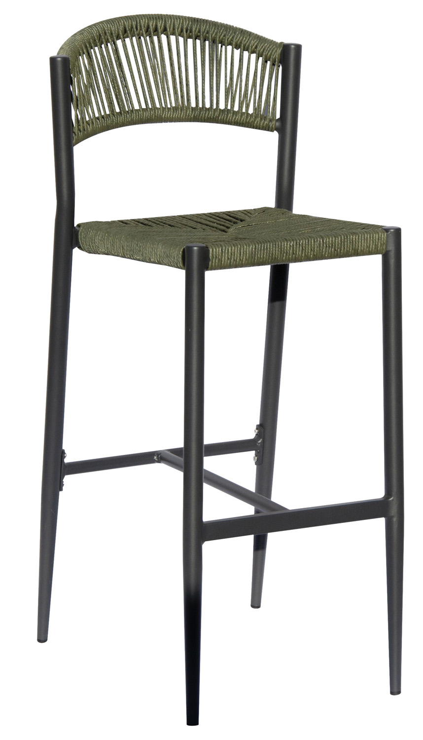 Sgabello Milano Contract In Alluminio E Corda Color / Pz 1 - immagine 7