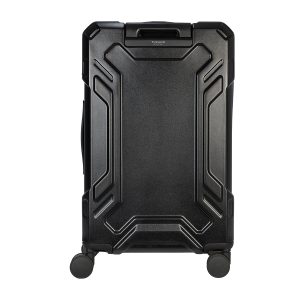 Trolley da viaggio a quattro ruote dal design industriale, chiusura TSA