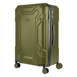 Trolley da viaggio a quattro ruote dal design industriale, chiusura TSA