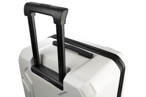 Trolley da viaggio a quattro ruote dal design industriale, chiusura TSA