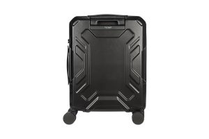 Trolley da viaggio a quattro ruote dal design industriale, chiusura TSA