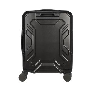 Trolley da viaggio a quattro ruote dal design industriale, chiusura TSA