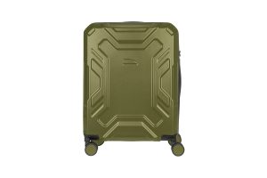 Trolley da viaggio a quattro ruote dal design industriale, chiusura TSA