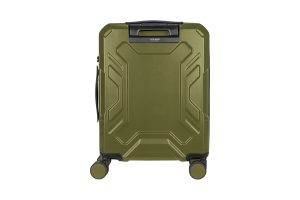 Trolley da viaggio a quattro ruote dal design industriale, chiusura TSA