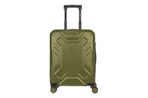 Trolley da viaggio a quattro ruote dal design industriale, chiusura TSA
