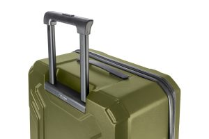 Trolley da viaggio a quattro ruote dal design industriale, chiusura TSA