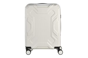 Trolley da viaggio a quattro ruote dal design industriale, chiusura TSA