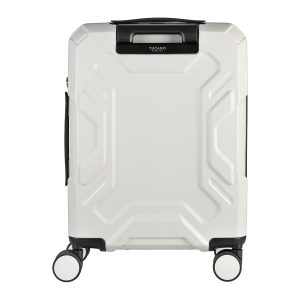 Trolley da viaggio a quattro ruote dal design industriale, chiusura TSA