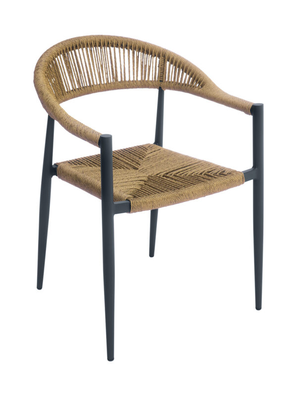 Poltrona Milano In Alluminio  Con Corda Sintetica  1 Pz