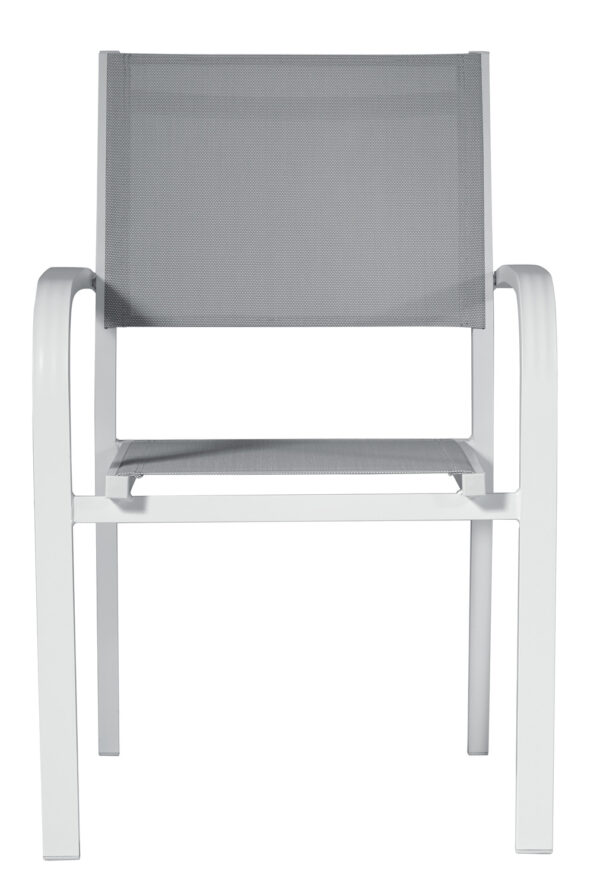 Sedia Viareggio - Alluminio Colore  - Con Braccioli - Impilabile