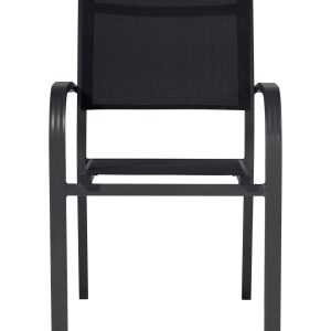 Sedia Viareggio - Alluminio Colore - Con Braccioli - Impilabile