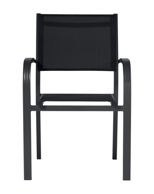 Sedia Viareggio - Alluminio Colore  - Con Braccioli - Impilabile