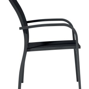 Sedia Viareggio - Alluminio Colore - Con Braccioli - Impilabile