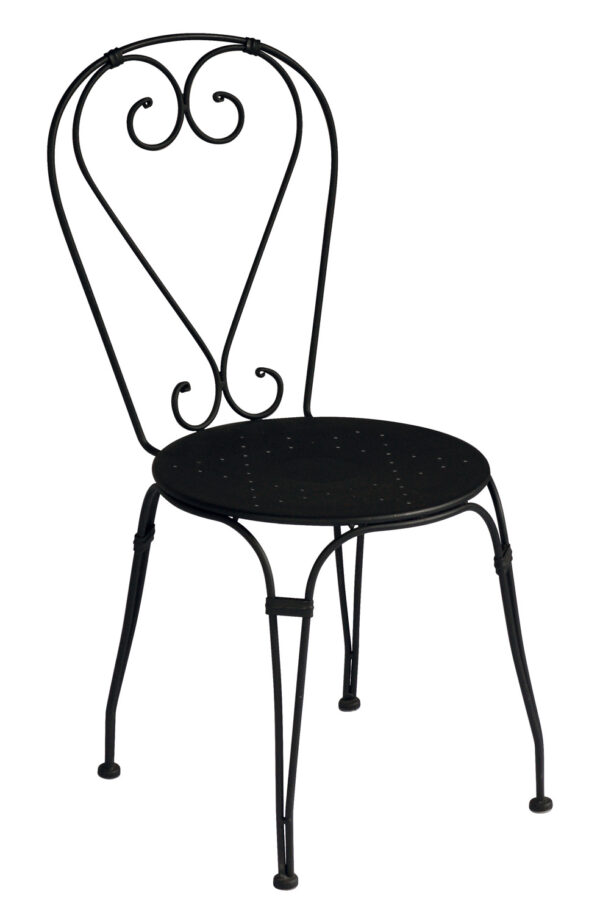 Sedia Stresa - Ferro Nero - Impilabile 1 Pz