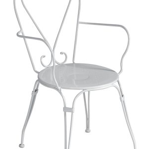 Sedia Sirmione C/Brac. - Ferro Avorio 1 Pz