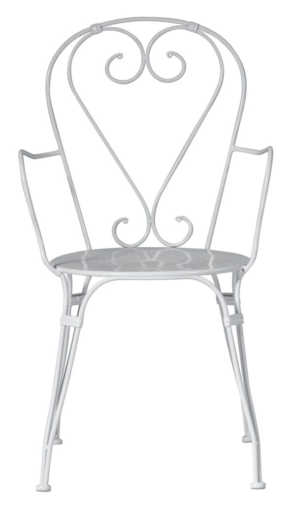 Sedia Sirmione C/Brac. - Ferro Avorio 1 Pz