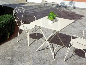 Sedia Sirmione C/Brac. - Ferro Avorio 1 Pz