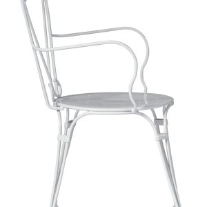 Sedia Sirmione C/Brac. - Ferro Avorio 1 Pz