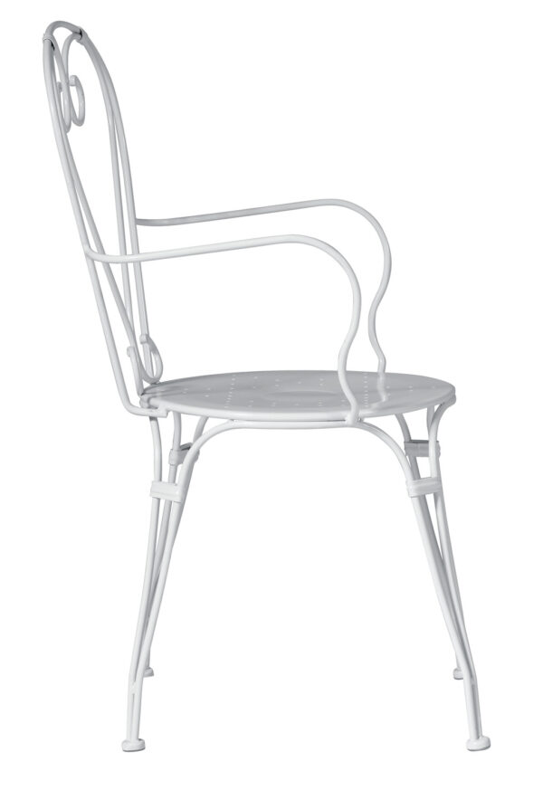 Sedia Sirmione C/Brac. - Ferro Avorio 1 Pz