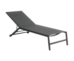 Lettino Impilabile  In Alluminio Con Ruote  1 Pz