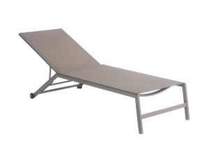 Lettino Impilabile  In Alluminio Con Ruote  1 Pz