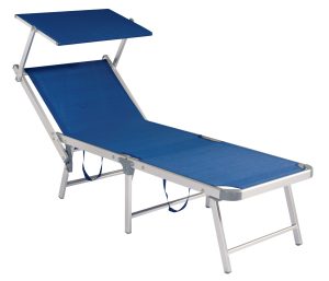 Lettino Mare Pieghevole C/Tett Alu 1,1/Text 750  2 Pz