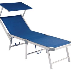 Lettino Mare Pieghevole C/Tett Alu 1,1/Text 750  2 Pz