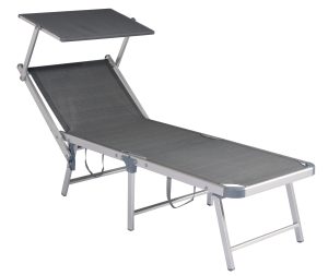 Lettino Mare Pieghevole C/Tett Alu 1,1/Text 750  2 Pz