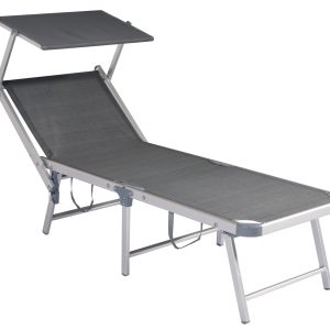 Lettino Mare Pieghevole C/Tett Alu 1,1/Text 750  2 Pz