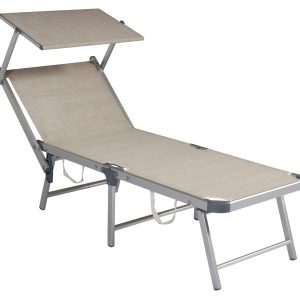 Lettino Mare Pieghevole C/Tett Alu 1,1/Text 750  2 Pz