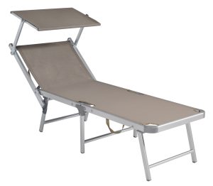 Lettino Mare Pieghevole C/Tett Alu 1,1/Text 750  2 Pz