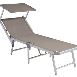 Lettino Mare Pieghevole C/Tett Alu 1,1/Text 750  2 Pz